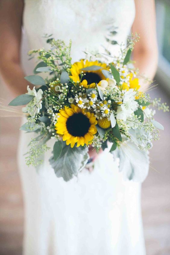 結婚資訊(62) 充滿陽光氣息︱向日葵花球